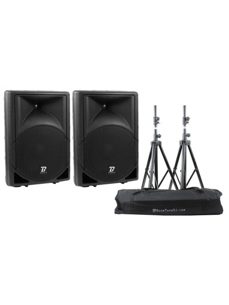 BoomTone DJ - MS12A Paire + Pieds BoomTone DJ