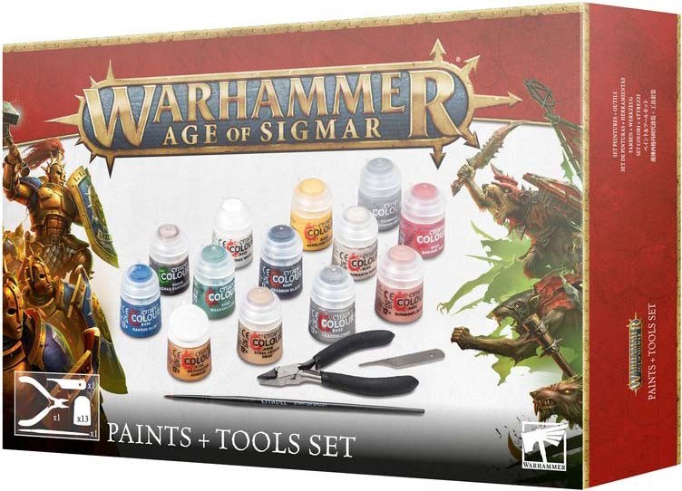 Warhammer Age of Sigmar: Set Peinture + Outils