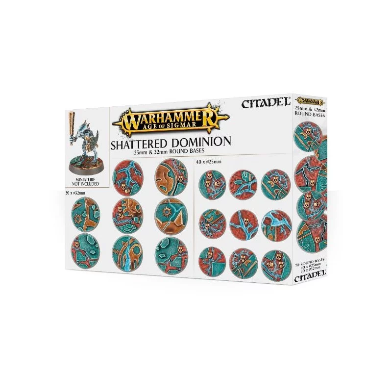 Shattered Dominion: socles ronds de 25 et 32mm