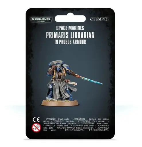 Primaris Librarian en armure Phobos 