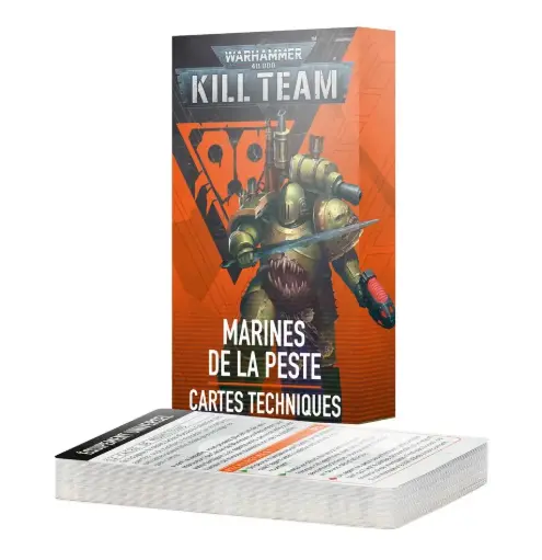 Kill Team: Marines de la Peste – Cartes Techniques 