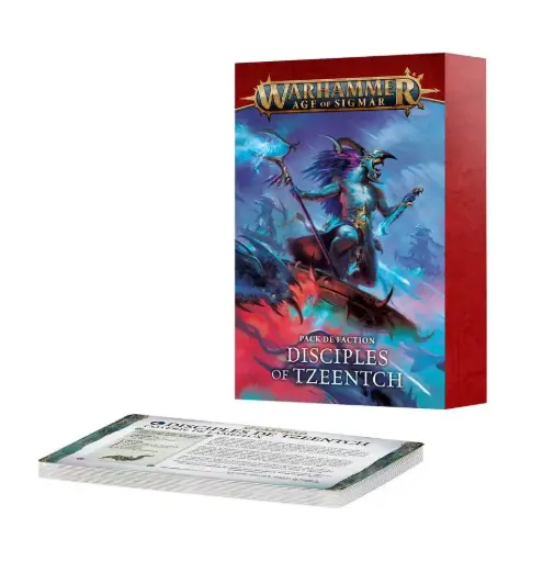 FACTION CARDS: DISCIPLES OF TZEENTCH ENG