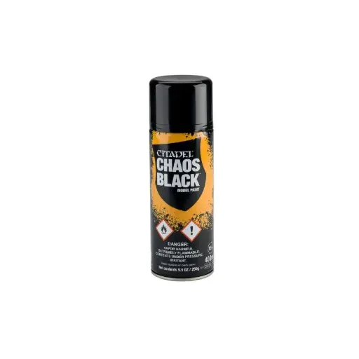 CHAOS BLACK SPRAY PAINT (UK/ROW)